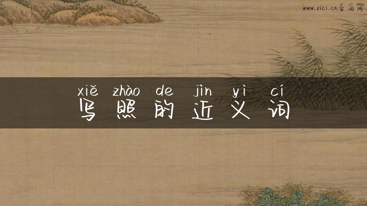 写照的近义词