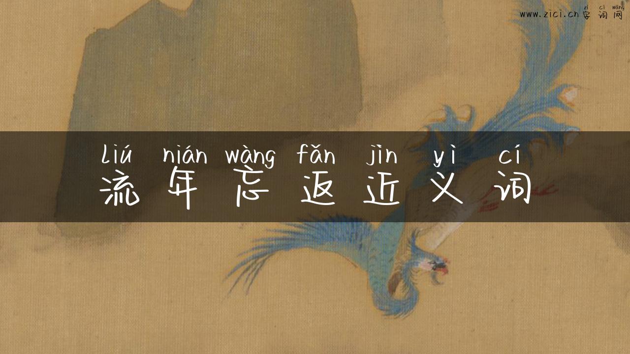 流年忘返近义词