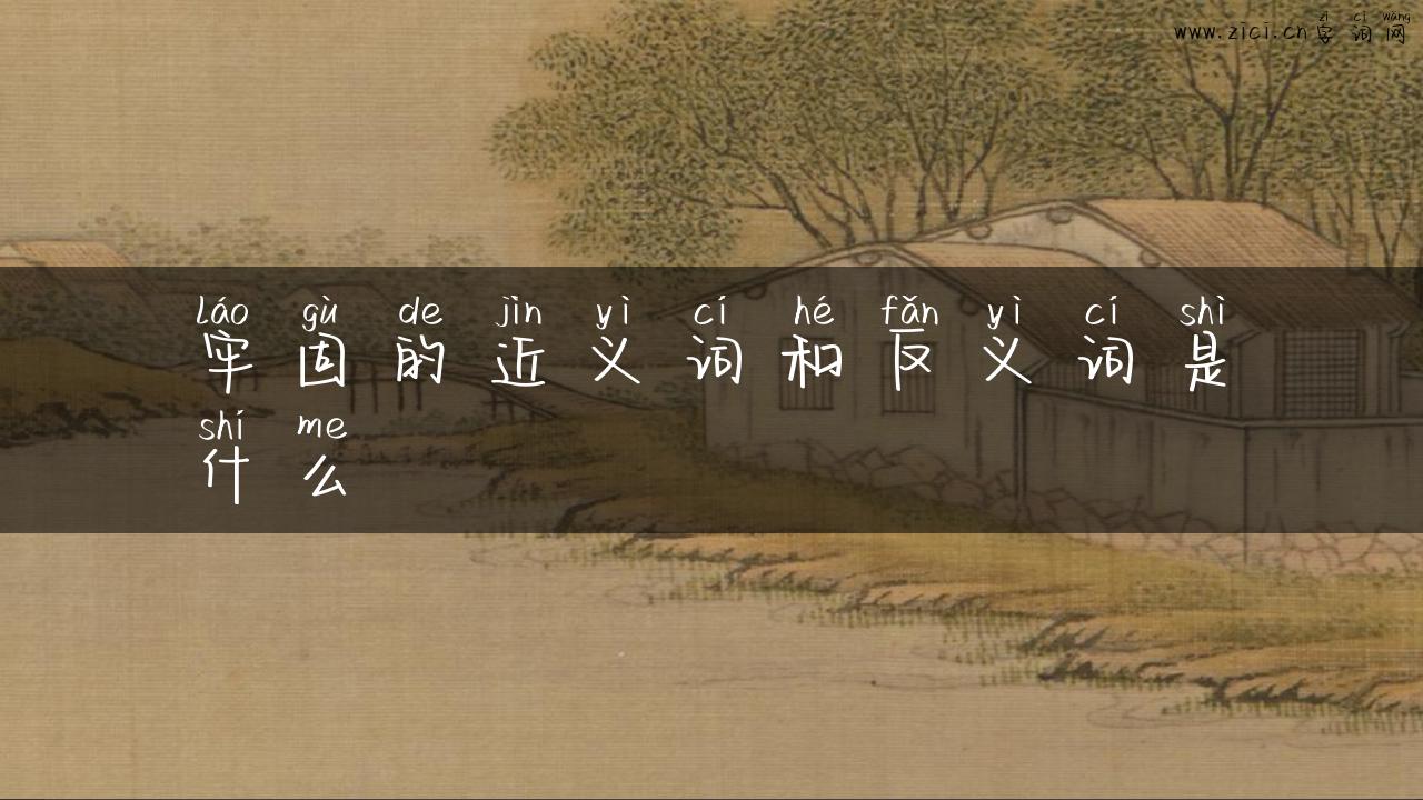 牢固的近义词和反义词是什么