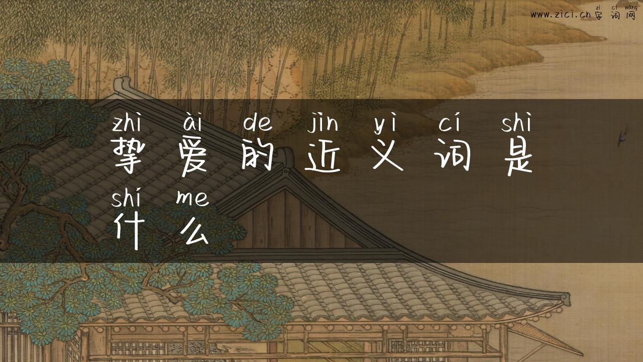 挚爱的近义词是什么