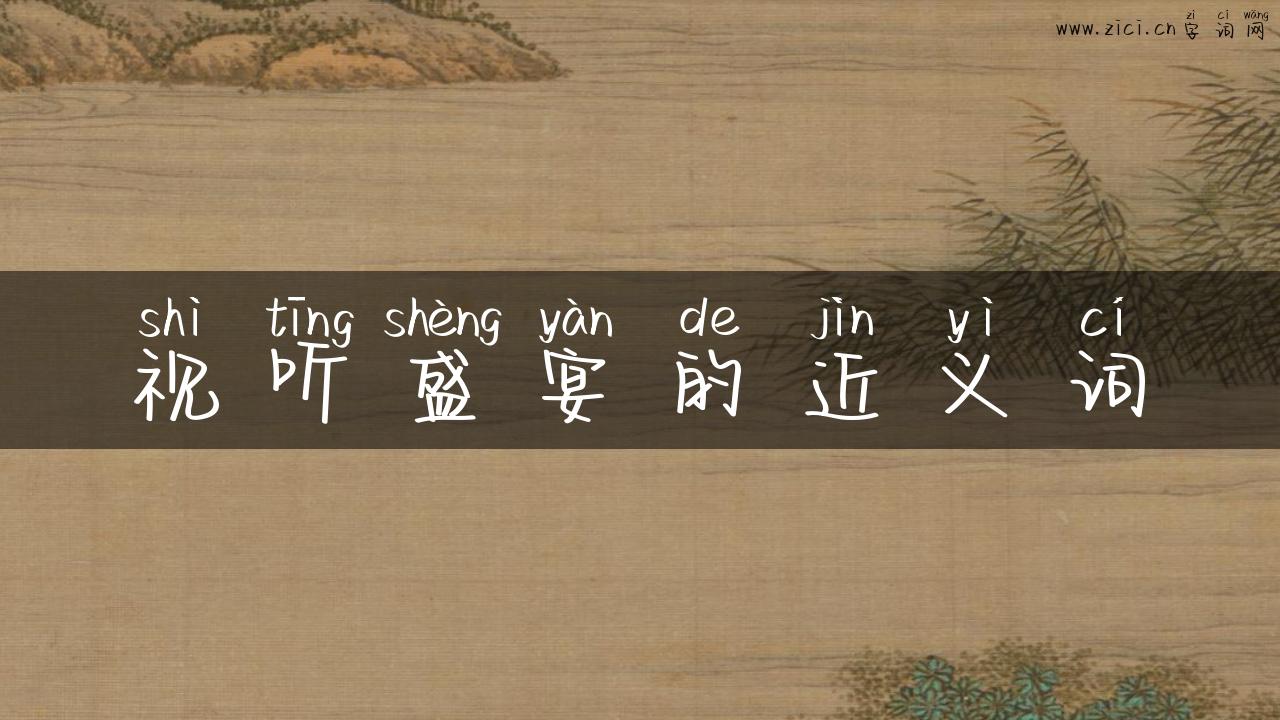 视听盛宴的近义词