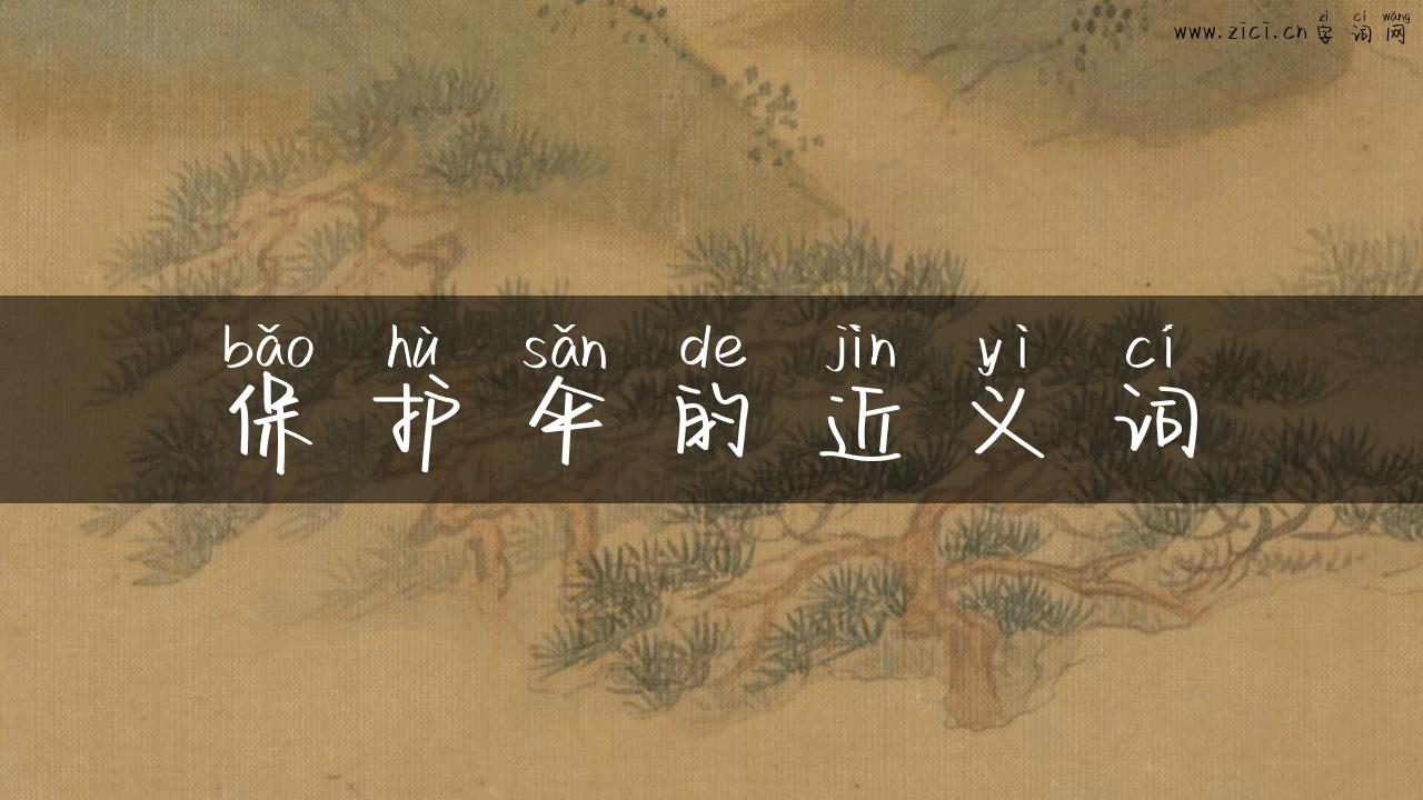 保护伞的近义词
