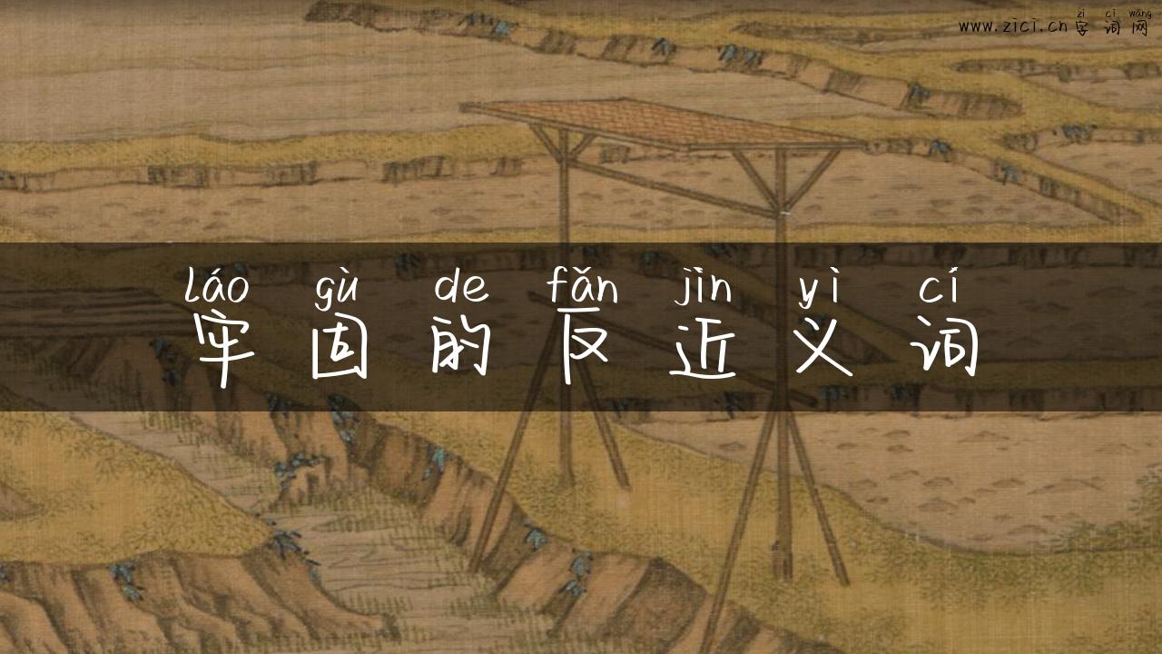 牢固的反近义词