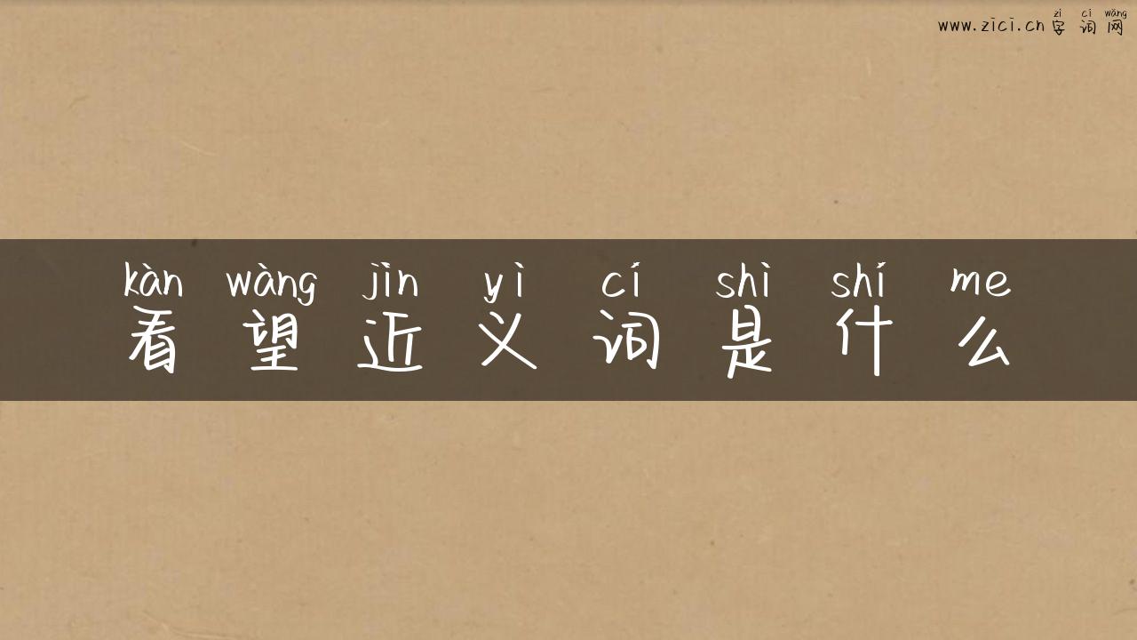 看望近义词是什么