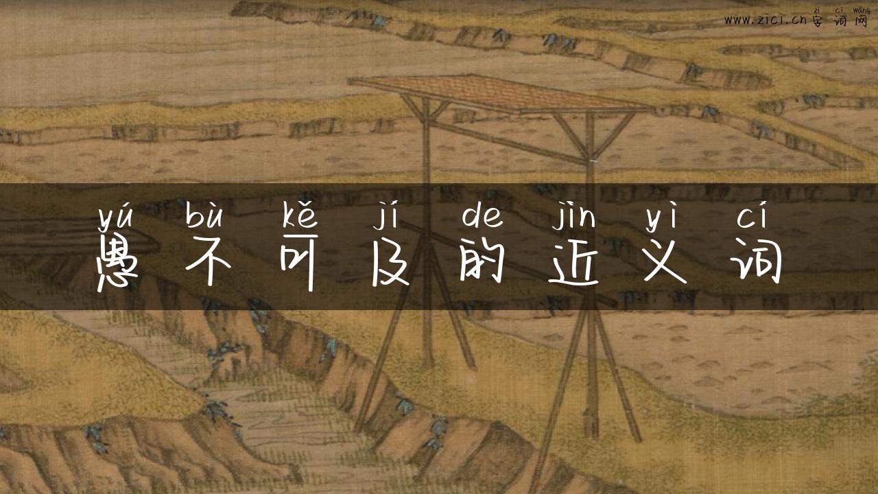 愚不可及的近义词