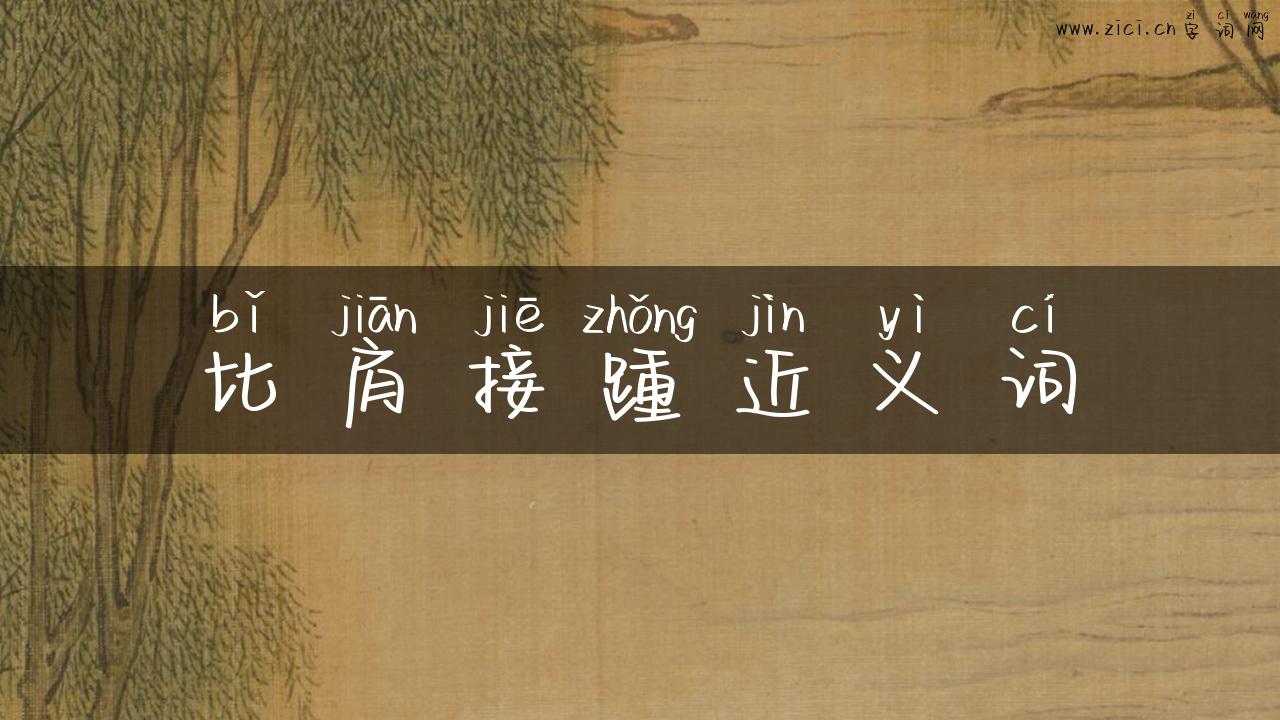 比肩接踵近义词