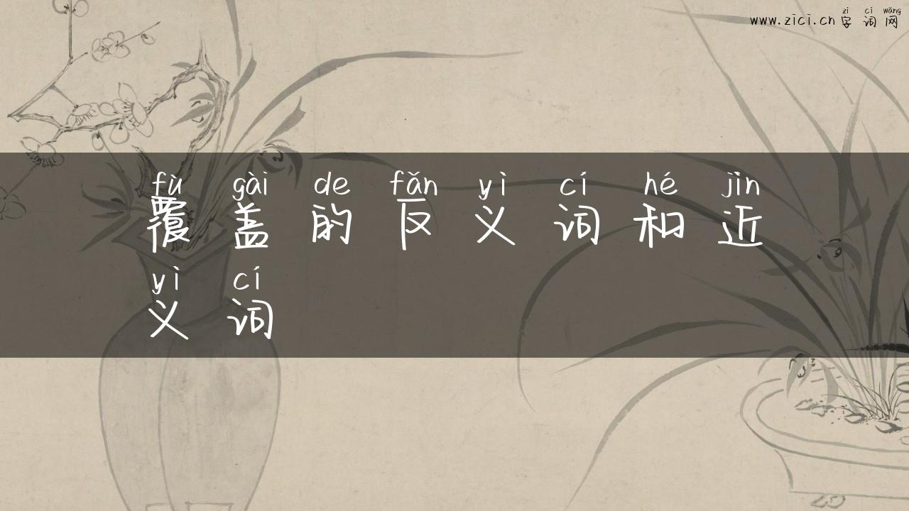 覆盖的反义词和近义词