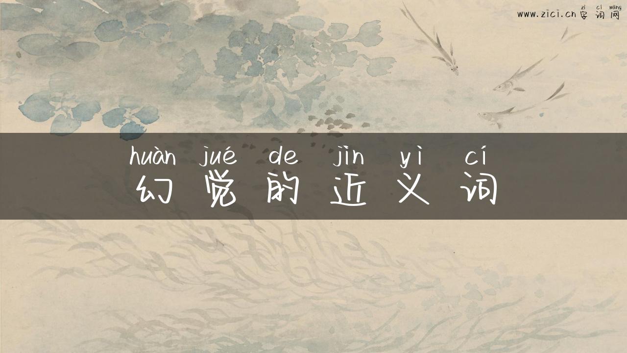 幻觉的近义词