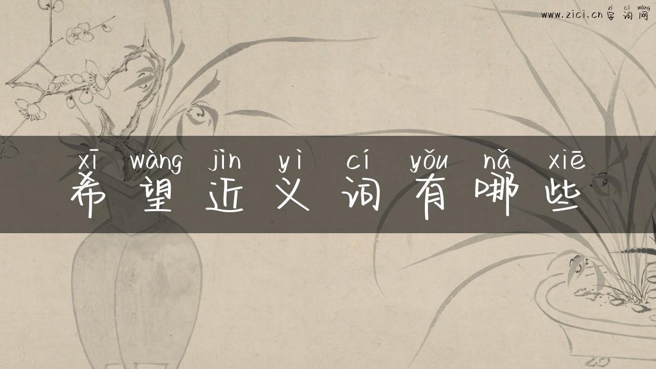 希望近义词有哪些