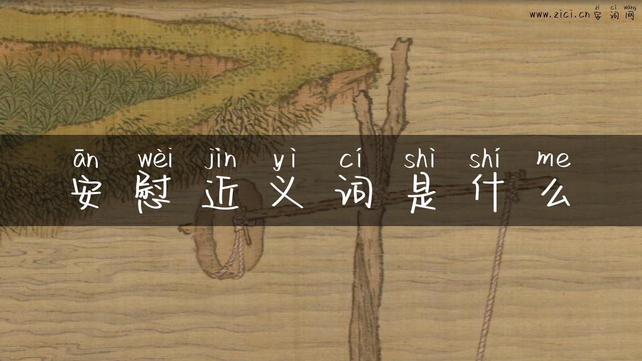 安慰近义词是什么
