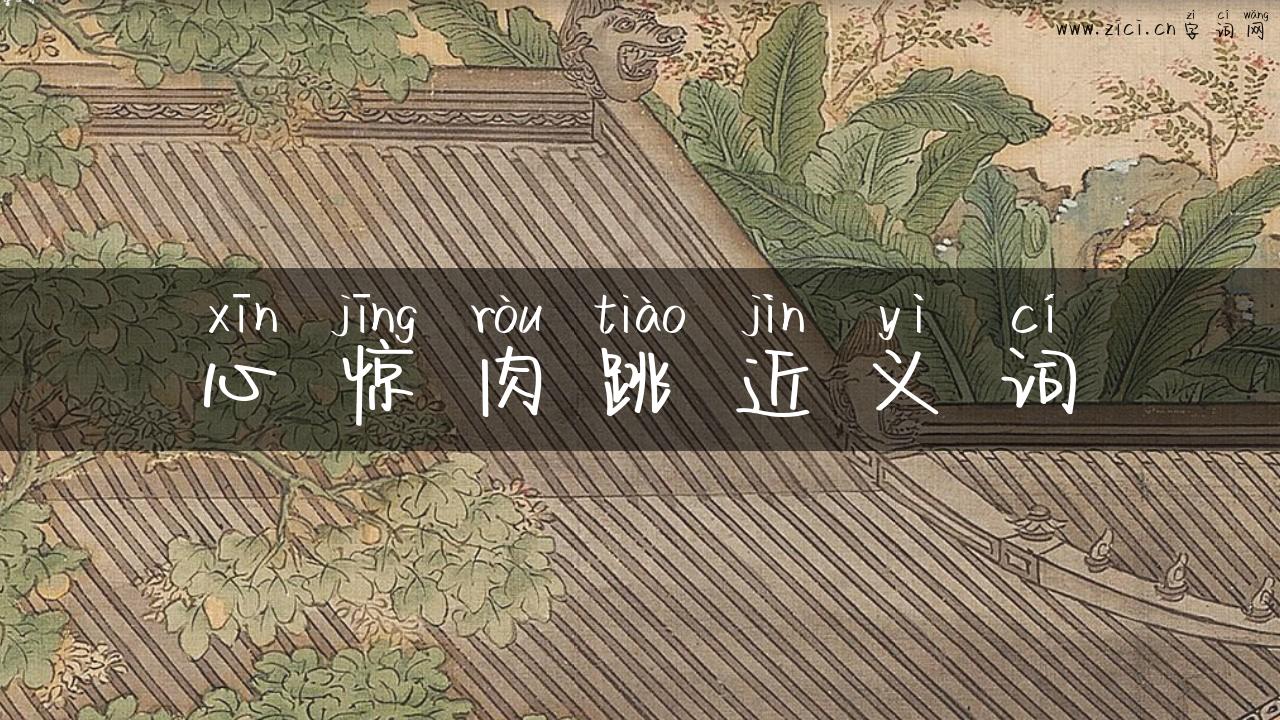 心惊肉跳近义词