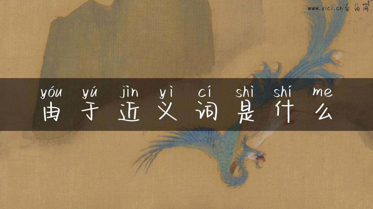 由于近义词是什么