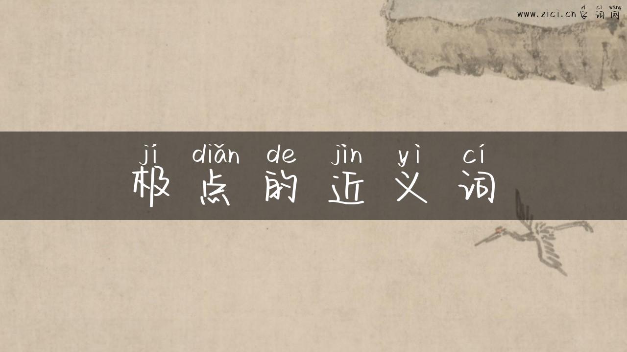 极点的近义词