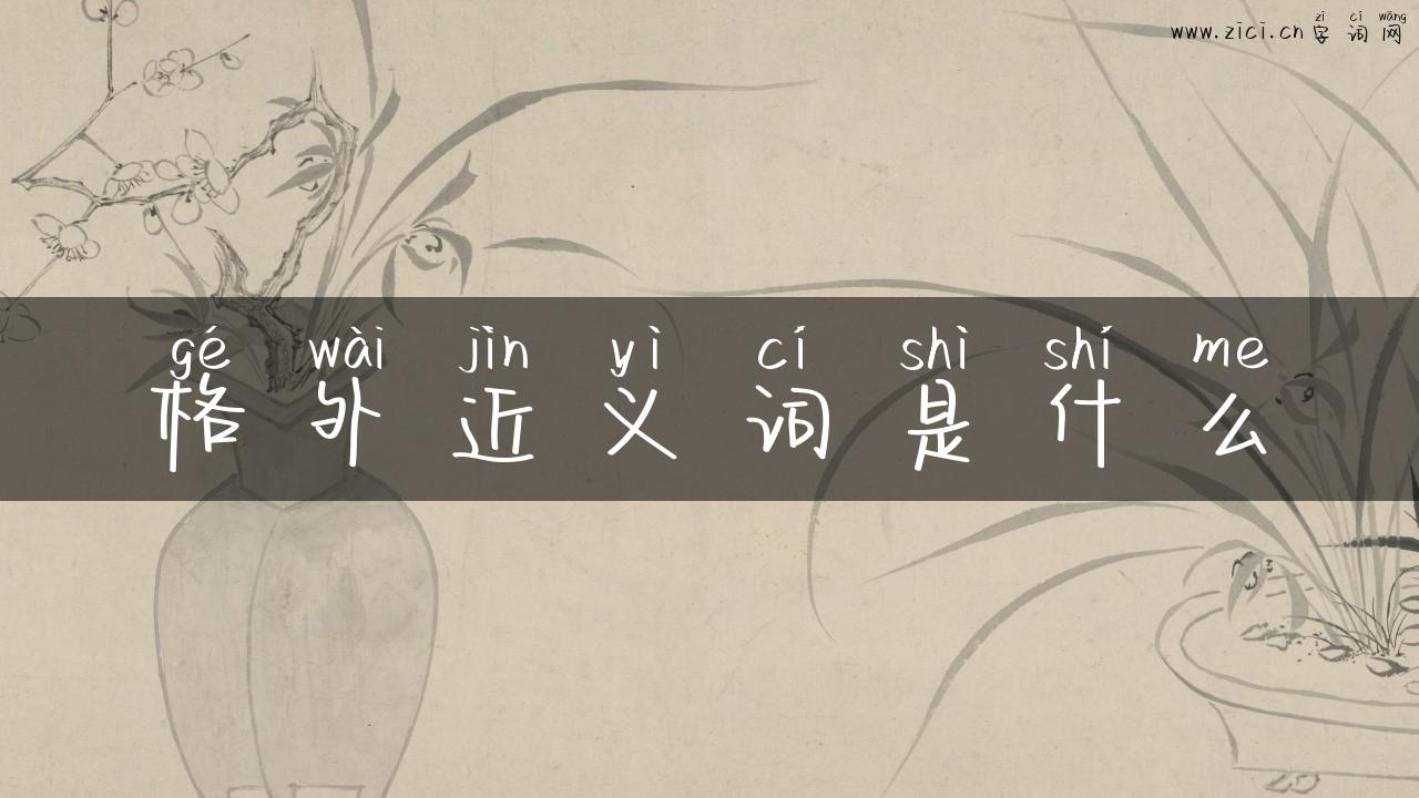 格外近义词是什么