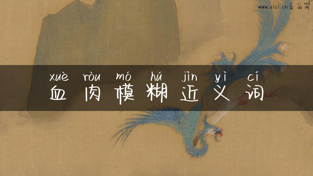 血肉模糊近义词