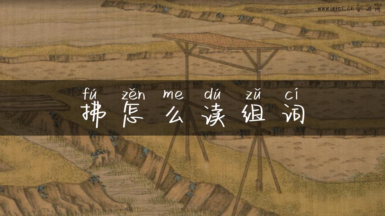 拂怎么读组词