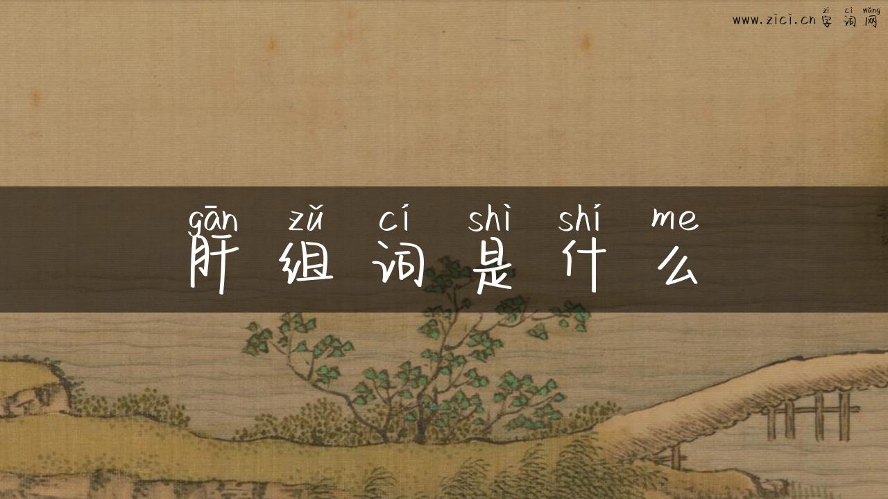 肝组词是什么
