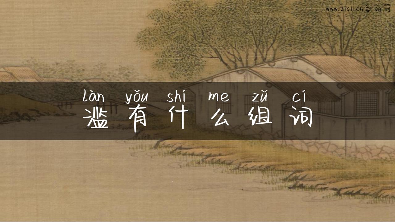滥有什么组词