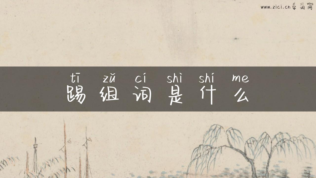 踢组词是什么