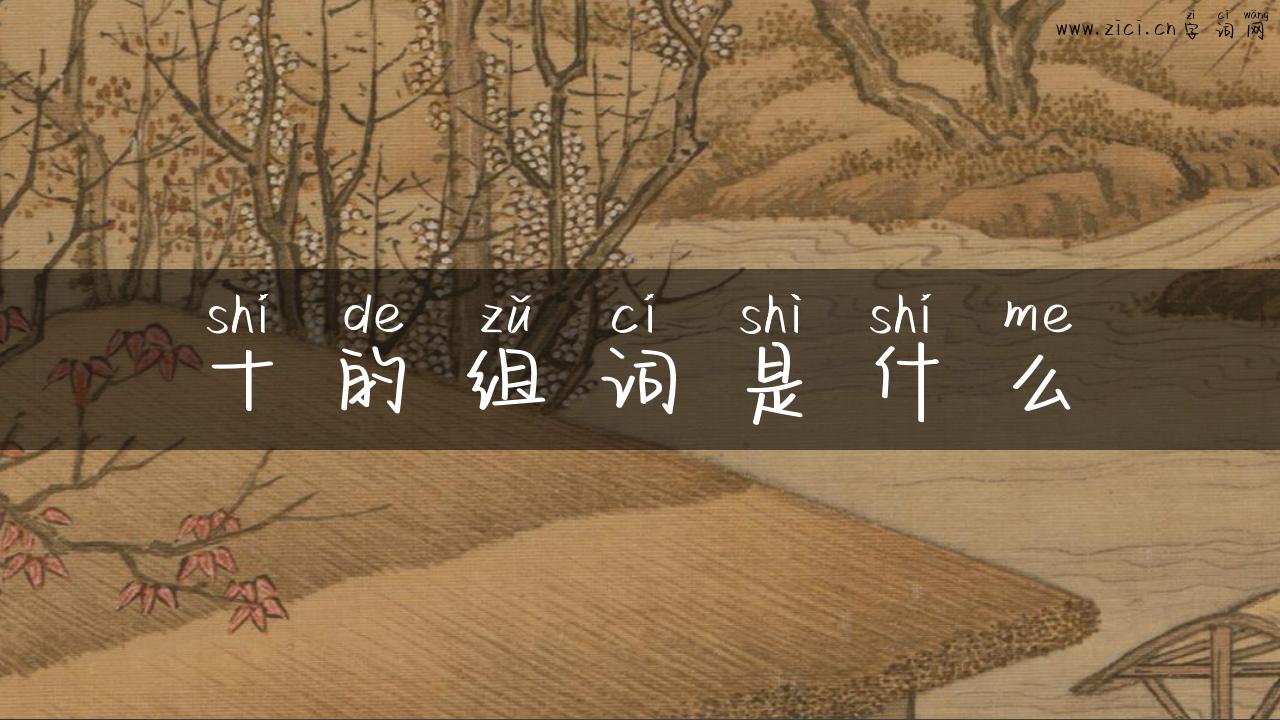 十的组词是什么