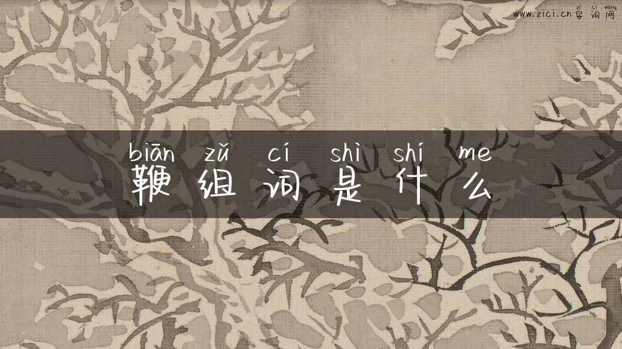 鞭组词是什么