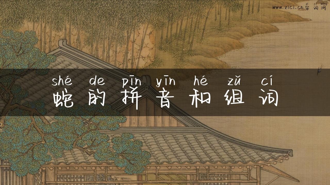 蛇的拼音和组词