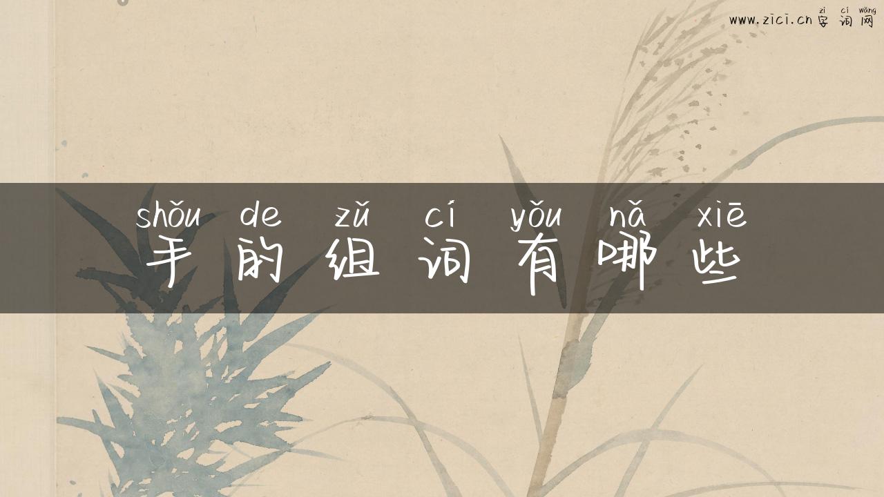 手的组词有哪些