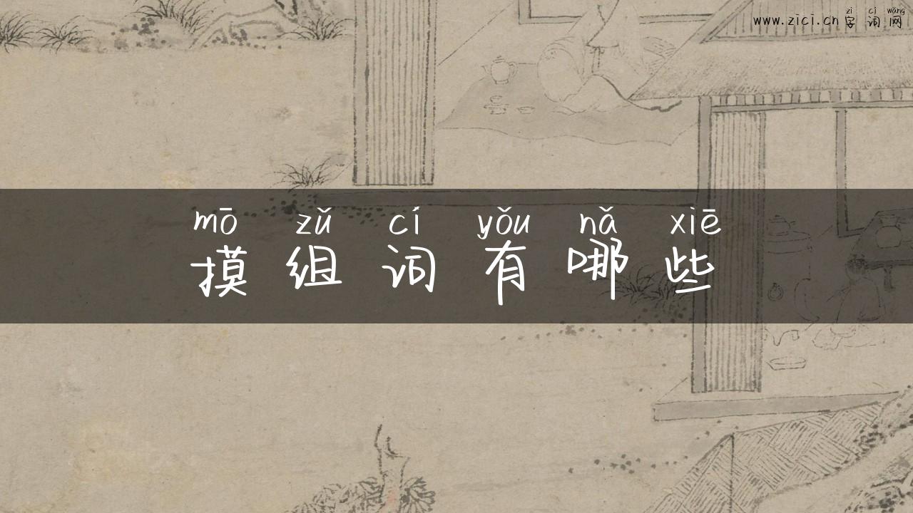 摸组词有哪些