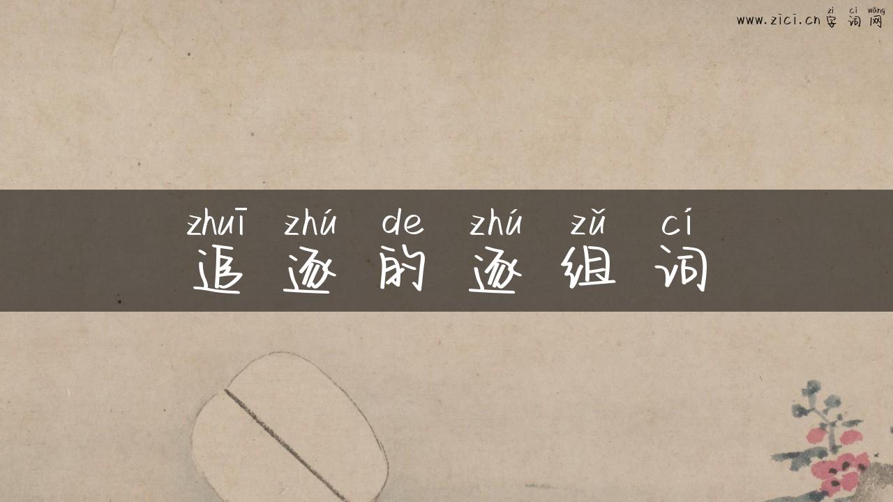 追逐的逐组词