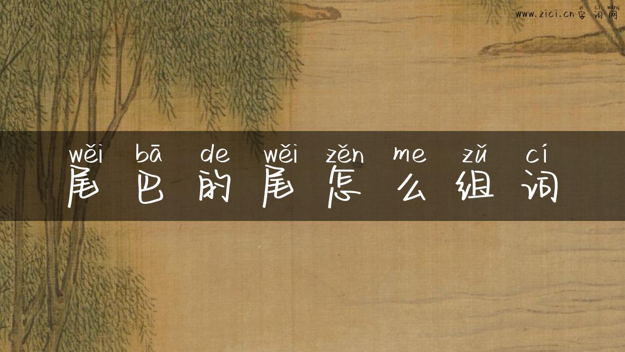 尾巴的尾怎么组词
