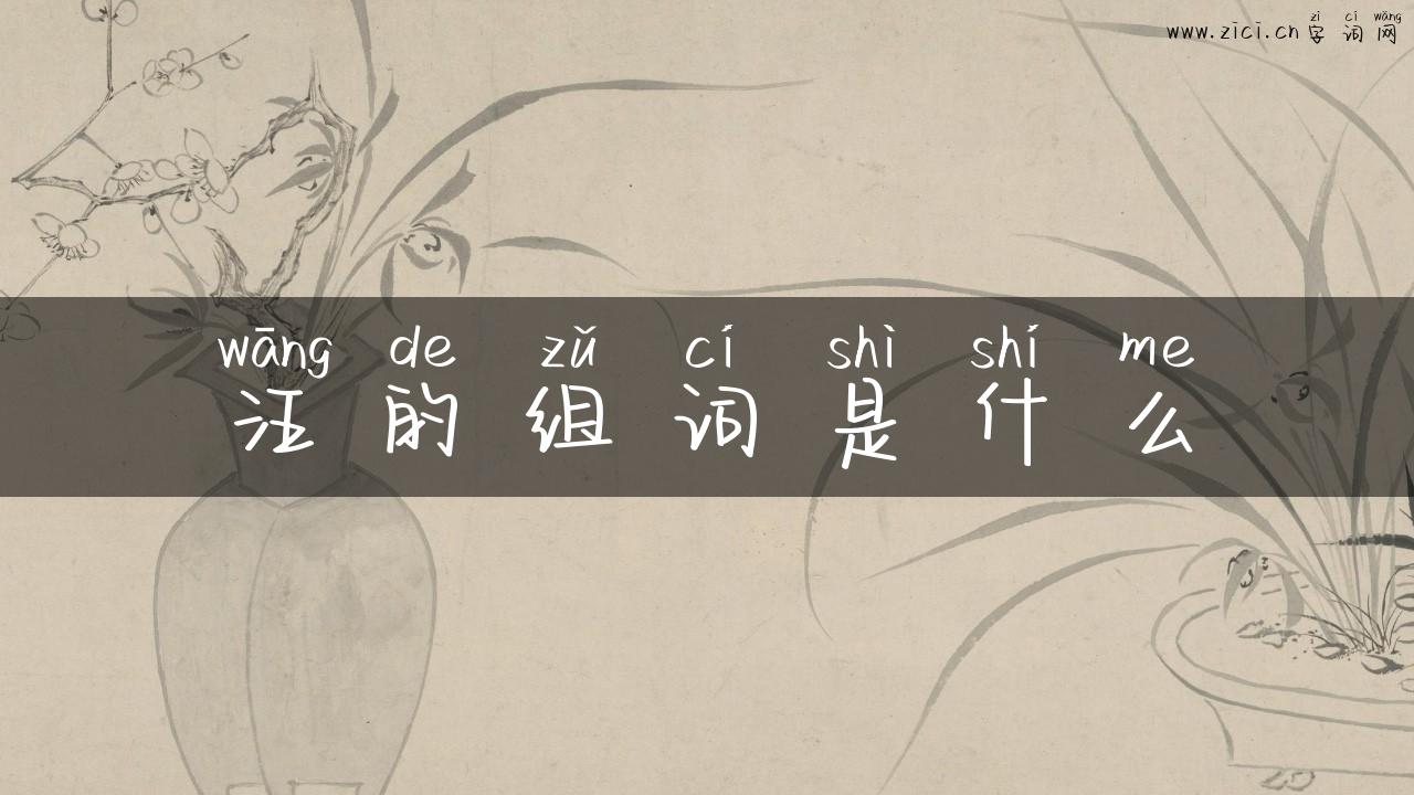 汪的组词是什么