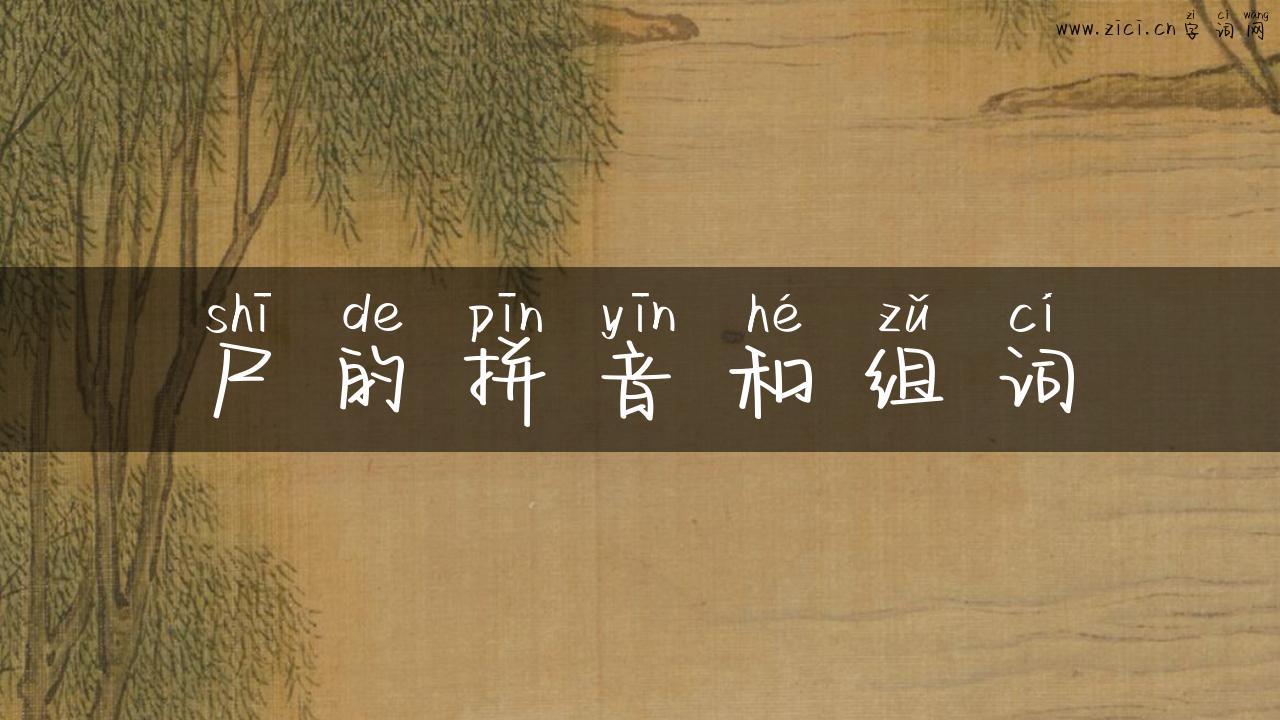 尸的拼音和组词