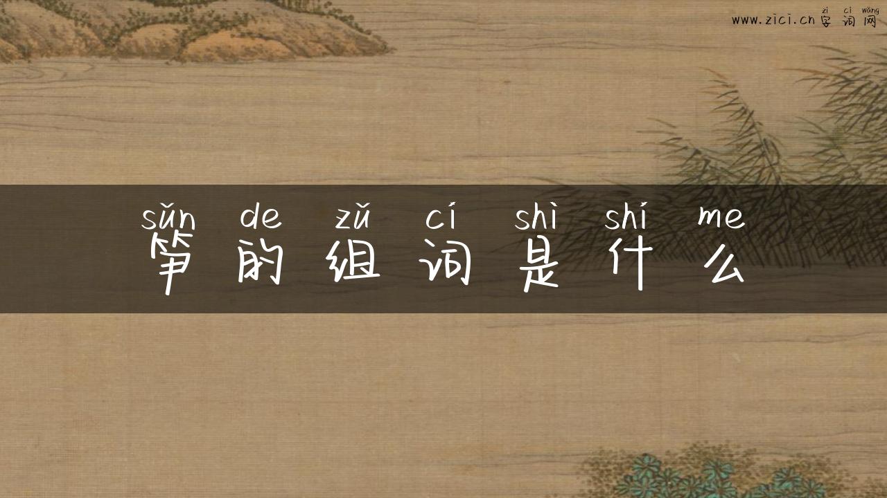 笋的组词是什么