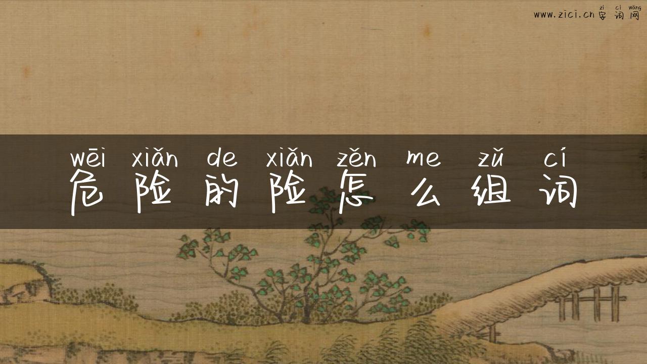 危险的险怎么组词