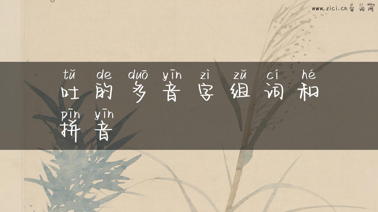 吐的多音字组词和拼音