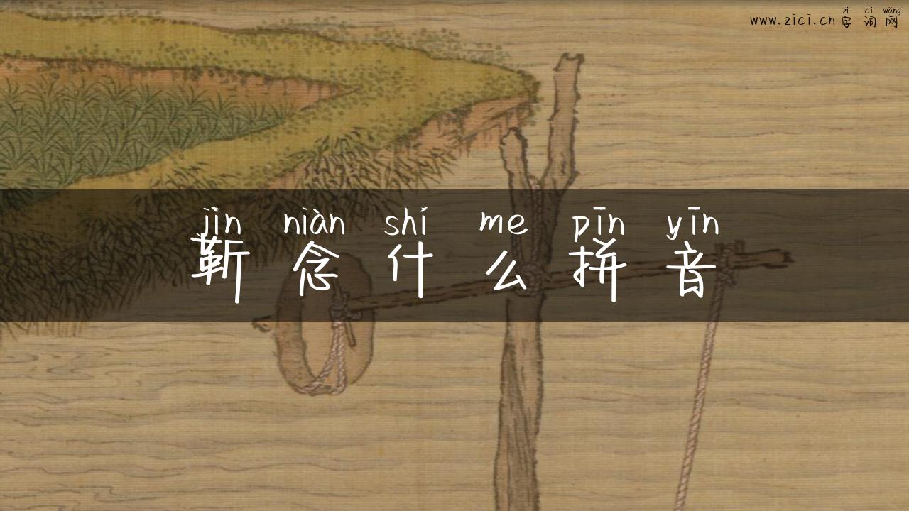 靳念什么拼音