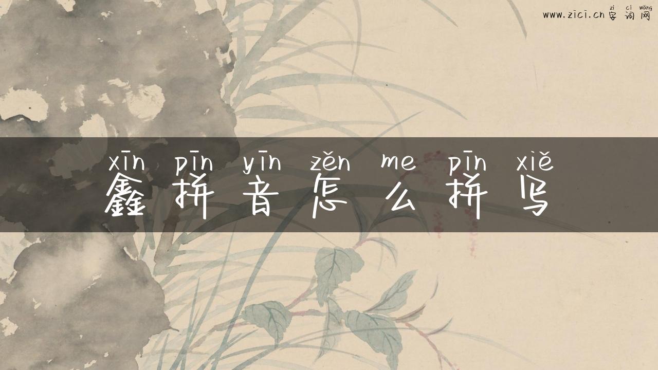 鑫拼音怎么拼写