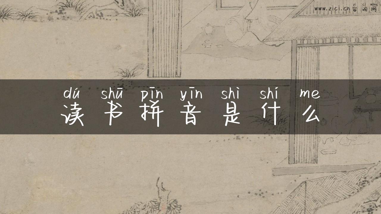 读书拼音是什么