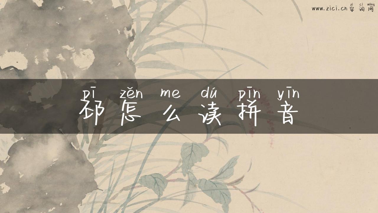 邳怎么读拼音