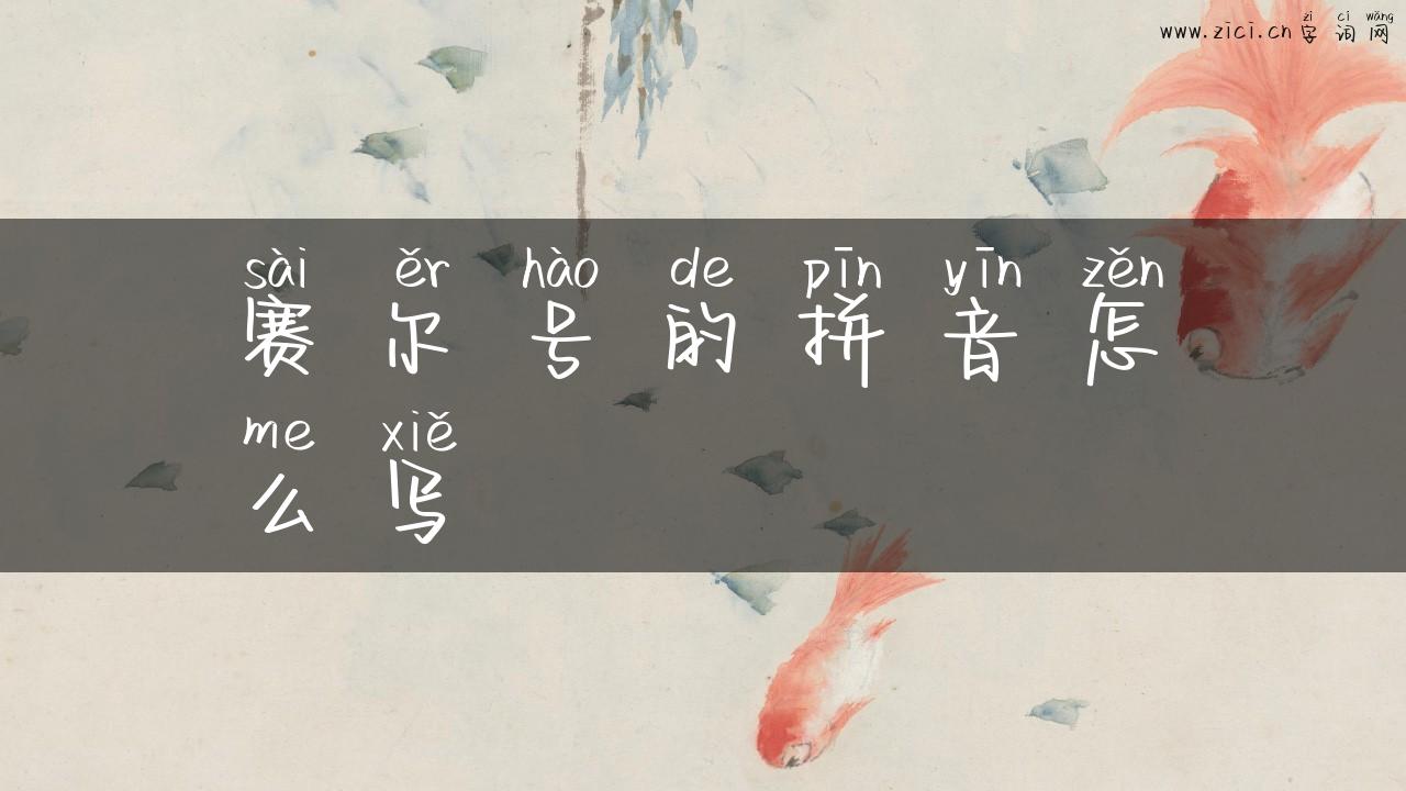 赛尔号的拼音怎么写