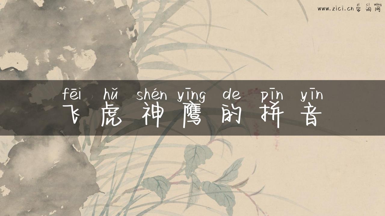 飞虎神鹰的拼音