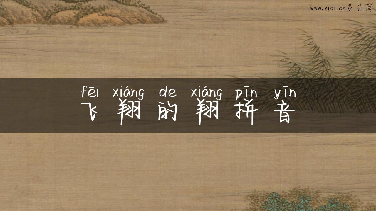 飞翔的翔拼音