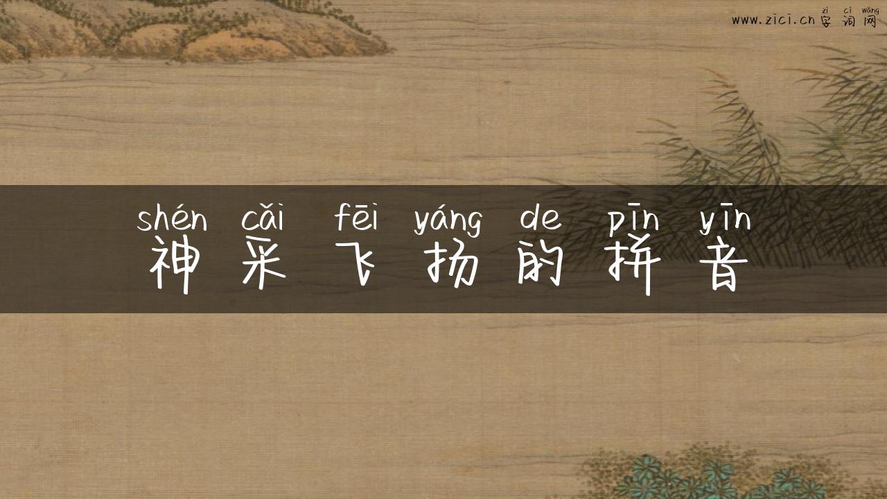 神采飞扬的拼音