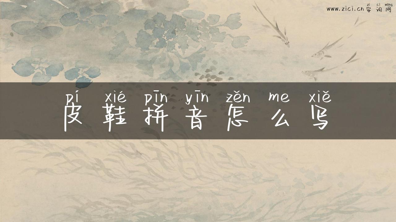 皮鞋拼音怎么写