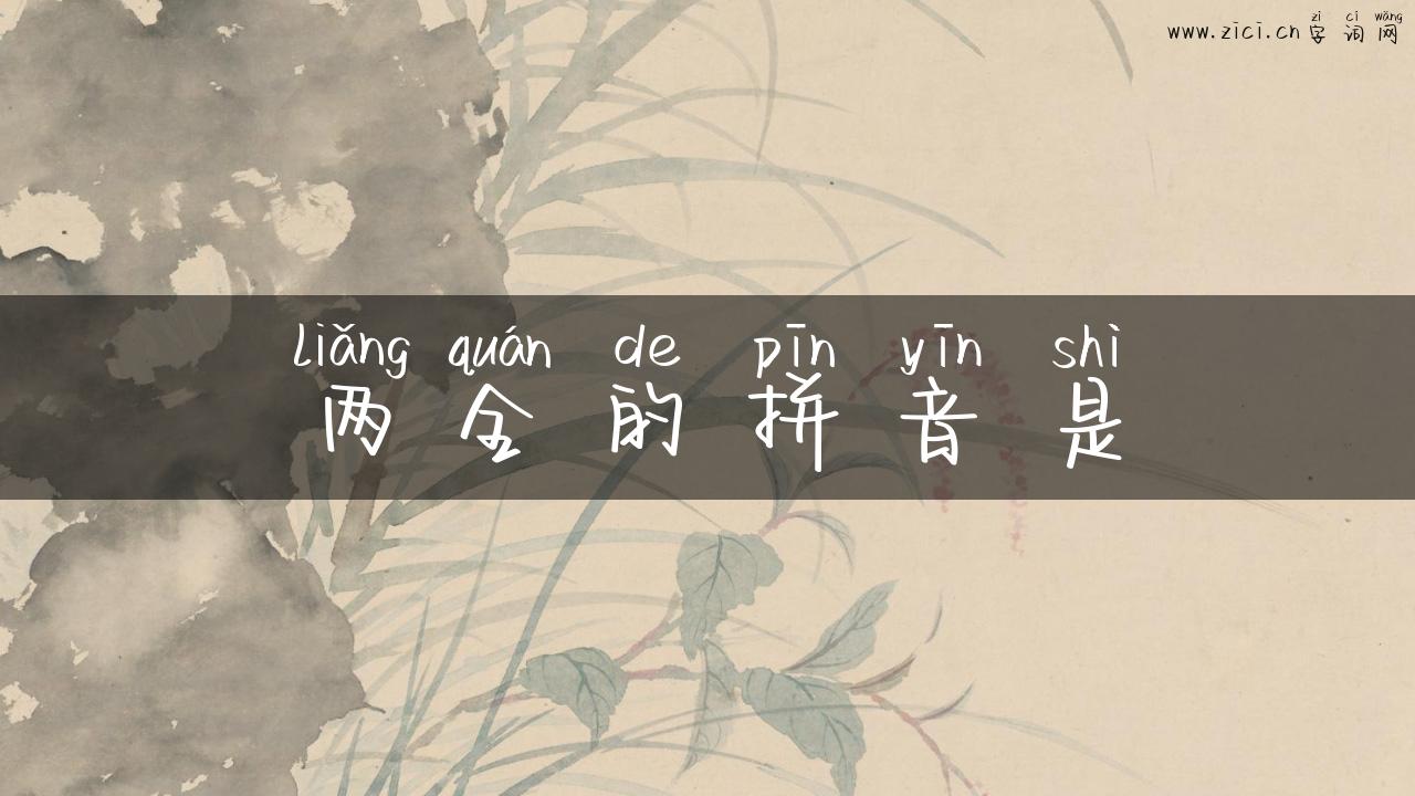 两全的拼音是