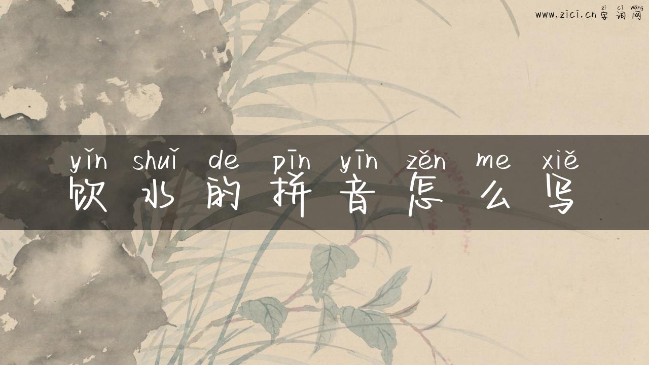 饮水的拼音怎么写