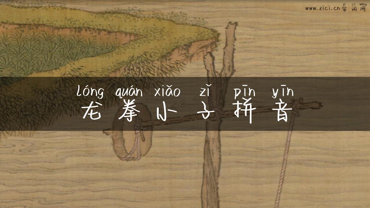 龙拳小子拼音