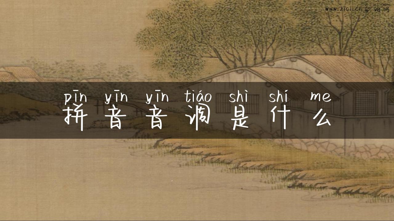 拼音音调是什么