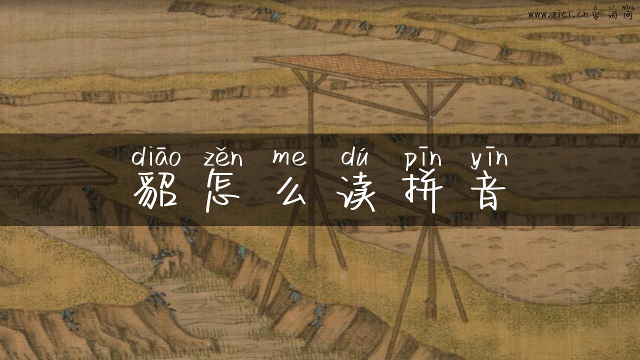 貂怎么读拼音