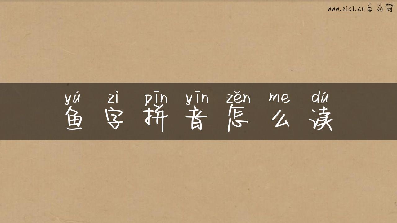 鱼字拼音怎么读
